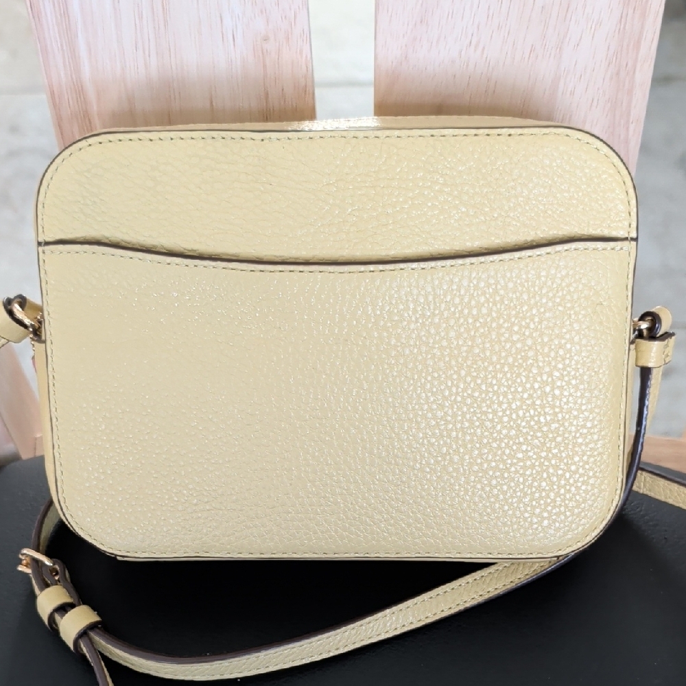 Coach X Disney "Belle" Mini Camera Bag Crossbody, Pebbled Leather (C3404) EUC - Picture 2 of 10